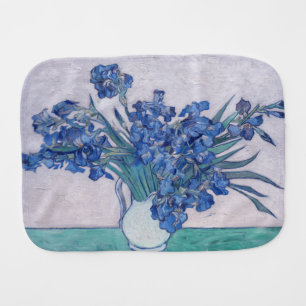 Vincent Van Gogh. Irises Baby Burp Cloth