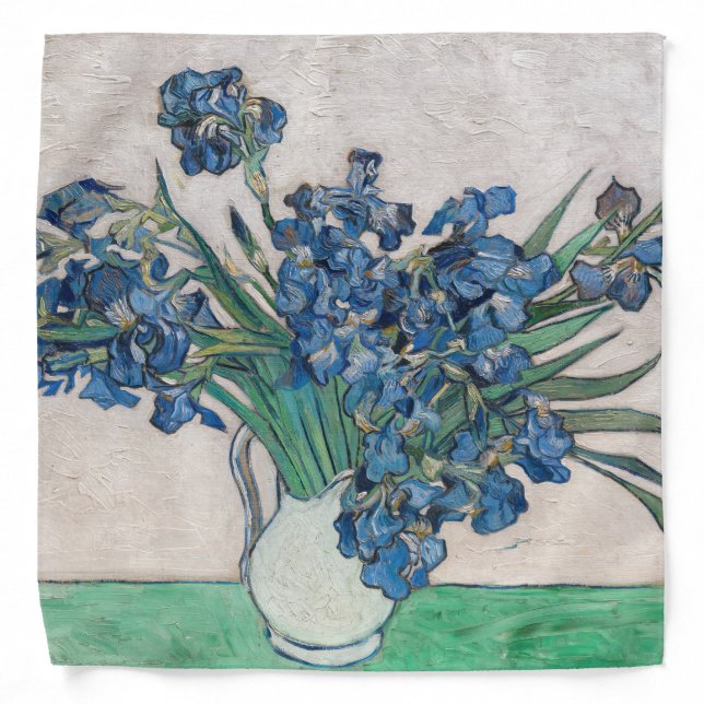 Vincent van Gogh - Irises Bandana (Front)