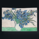 Vincent van Gogh - Irises Banner<br><div class="desc">Irises / Still Life: Vase with Irises - Vincent van Gogh,  Oil on Canvas,  1890</div>