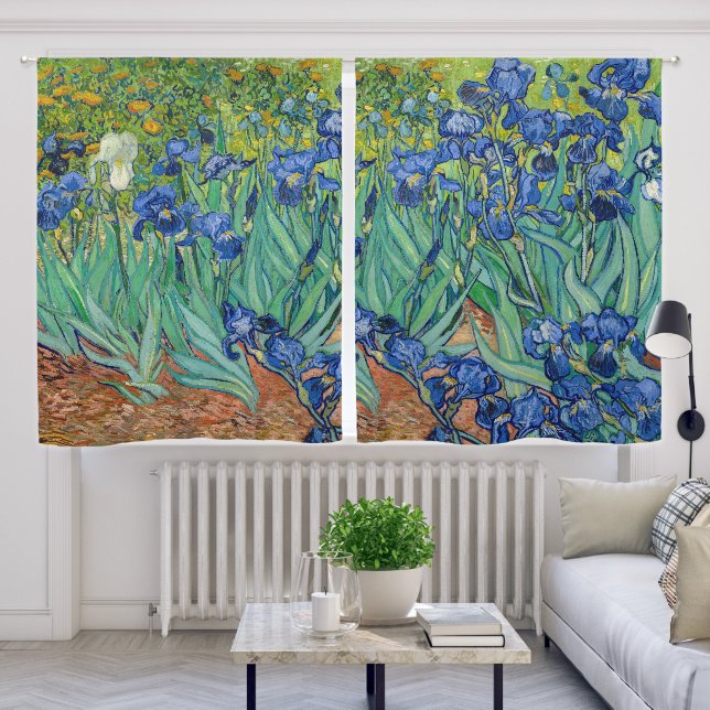 Vincent Van Gogh - Irises Blackout Curtains (Living Room)
