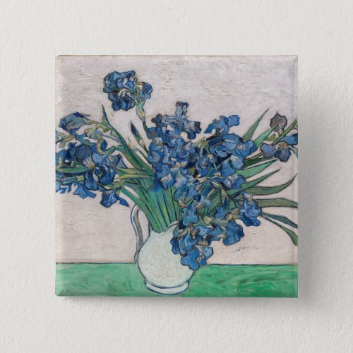 Vincent van Gogh _ Irises Button