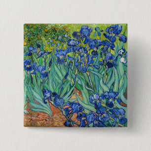Vincent Van Gogh - Irises Button
