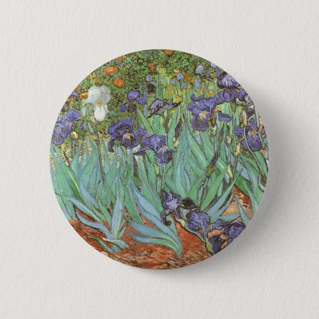 Vincent van Gogh - Irises Button (Front)