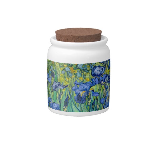 Vincent Van Gogh - Irises Candy Jar (Front)