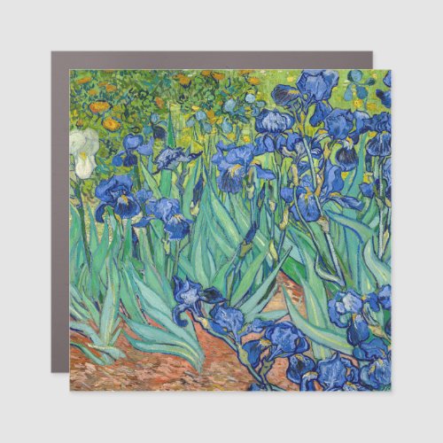 Vincent Van Gogh _ Irises Car Magnet