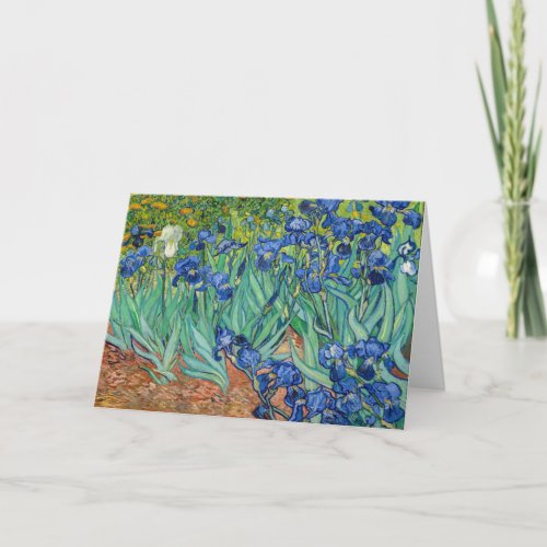 Vincent Van Gogh _ Irises Card