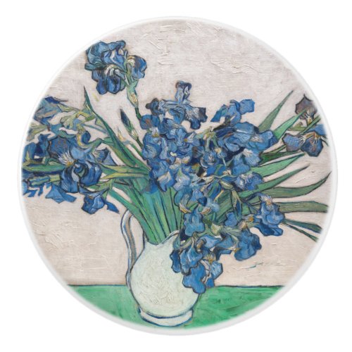 Vincent van Gogh _ Irises Ceramic Knob