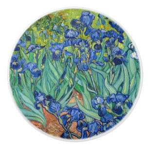 Vincent Van Gogh - Irises Ceramic Knob