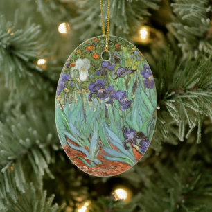 Vincent van Gogh - Irises Ceramic Ornament
