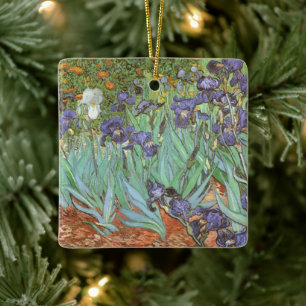 Vincent van Gogh - Irises Ceramic Ornament