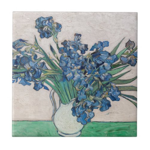 Vincent van Gogh _ Irises Ceramic Tile