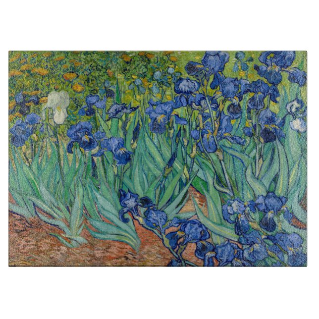 Vincent Van Gogh - Irises Cutting Board (Front)