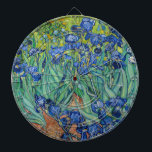 Vincent Van Gogh - Irises Dart Board<br><div class="desc">Irises / Iris - Vincent Van Gogh,  1889</div>