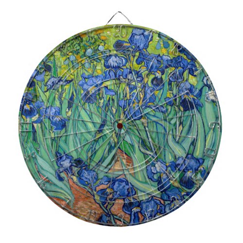 Vincent Van Gogh _ Irises Dart Board