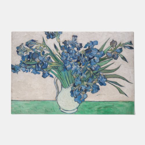 Vincent van Gogh _ Irises Doormat