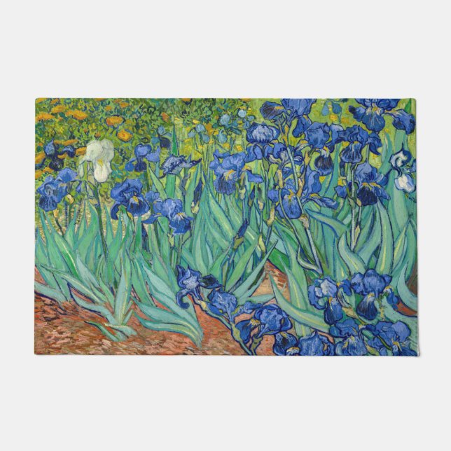 Vincent Van Gogh - Irises Doormat (Front)