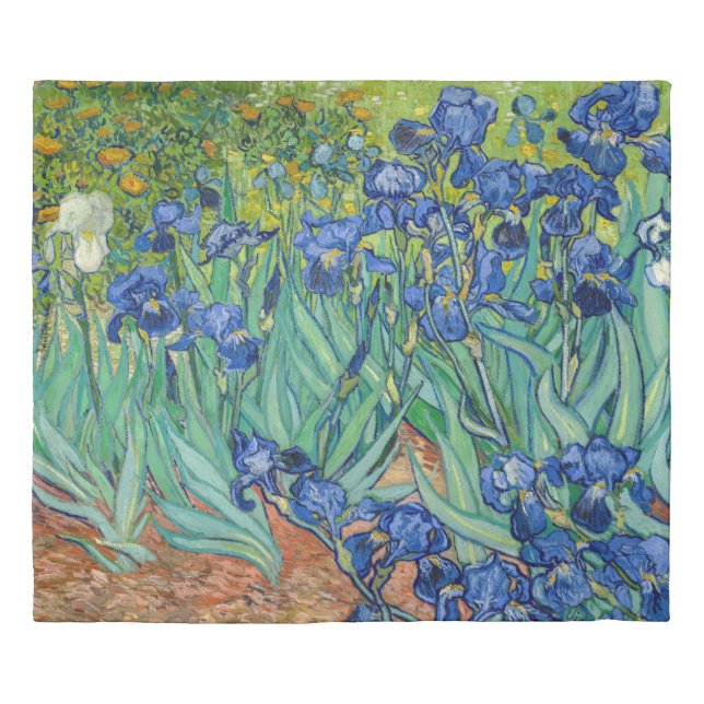 Vincent Van Gogh - Irises Duvet Cover (Front)