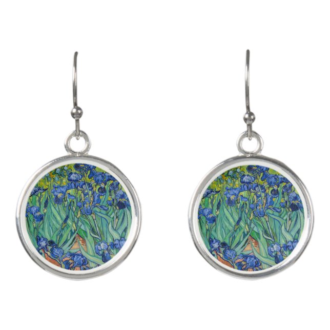 Vincent Van Gogh - Irises Earrings (Front)