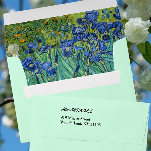 Vincent Van Gogh _ Irises Envelope