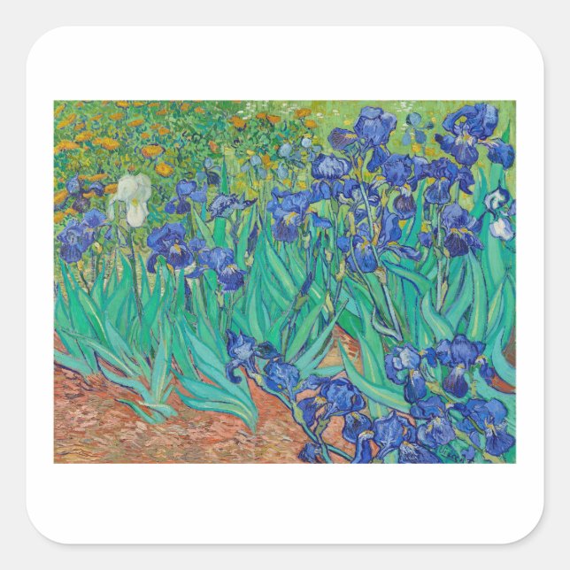 VINCENT VAN GOGH "IRISES" ENVELOPE SEAL (Front)