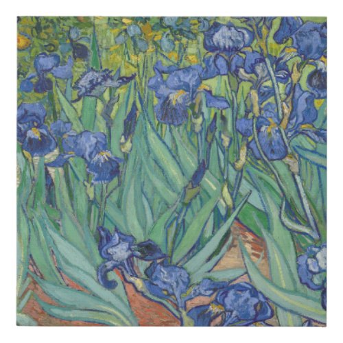 Vincent Van Gogh _ Irises Faux Canvas Print