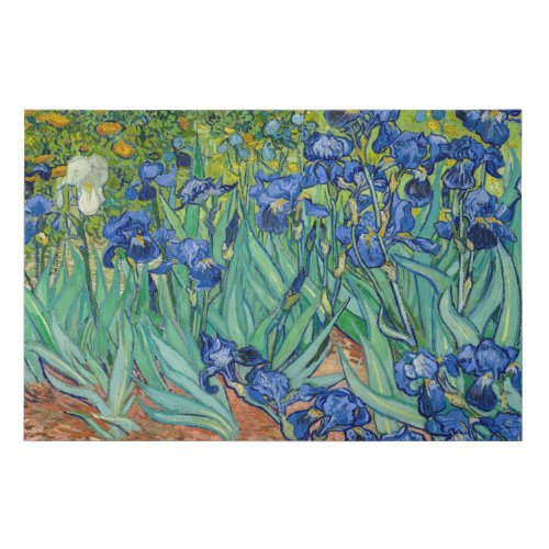 Vincent Van Gogh _ Irises Faux Canvas Print