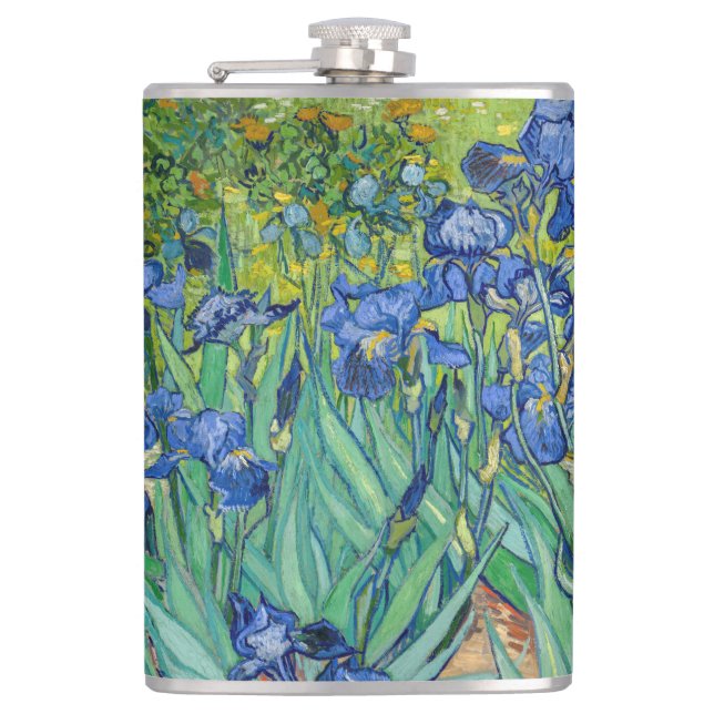 Vincent Van Gogh - Irises Flask (Front)