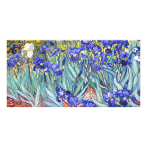 Vincent Van Gogh Irises Floral Vintage Fine Art Card