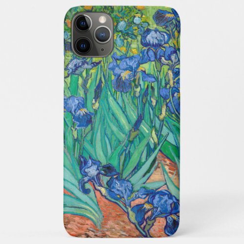 Vincent Van Gogh Irises Floral Vintage Fine Art iPhone 11 Pro Max Case
