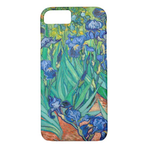 Vincent Van Gogh Irises Floral Vintage Fine Art iPhone 87 Case