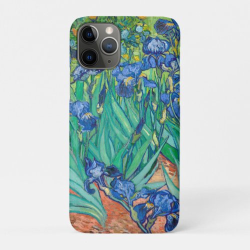 Vincent Van Gogh Irises Floral Vintage Fine Art iPhone 11 Pro Case