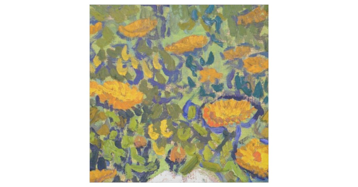 Vincent Van Gogh Irises Floral Vintage Fine Art Fabric Zazzle
