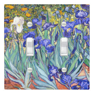 Vincent Van Gogh Irises Floral Vintage Fine Art Light Switch Cover