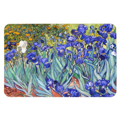Vincent Van Gogh Irises Floral Vintage Fine Art Magnet