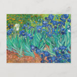 Vincent Van Gogh Irises Floral Vintage Fine Art Postcard<br><div class="desc">Vincent Van Gogh Irises Floral Vintage Fine Art Postcard</div>