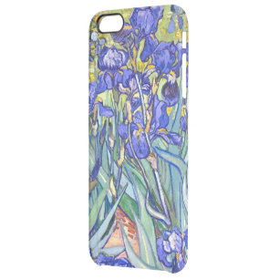 Vincent Van Gogh Irises Floral Vintage Fine Art Clear iPhone 6 Plus Case