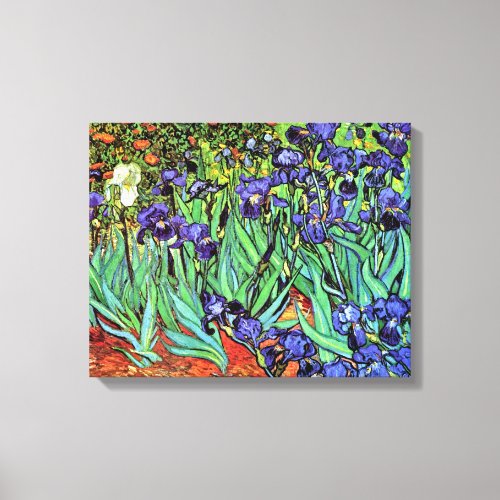 Vincent Van Gogh _ Irises _ Flower Lover Fine Art Canvas Print