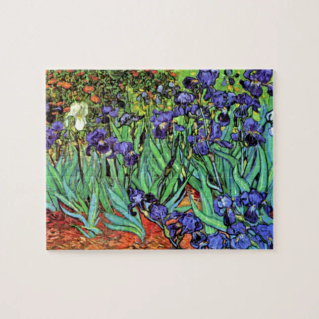 Vincent Van Gogh - Irises - Flower Lover Fine Art Jigsaw Puzzle | Zazzle