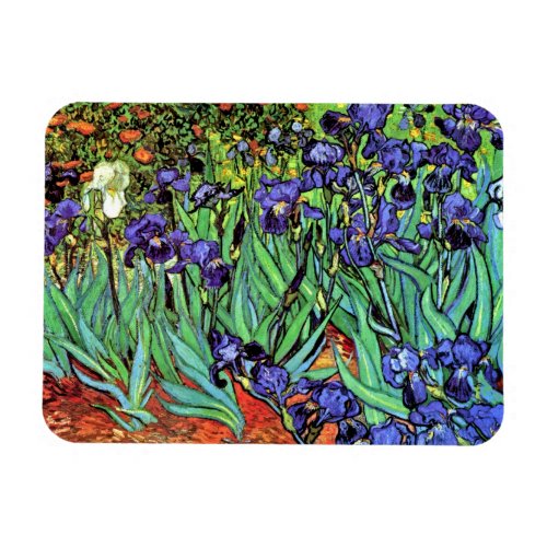 Vincent Van Gogh _ Irises _ Flower Lover Fine Art Magnet