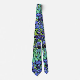 Vincent Van Gogh - Irises - Flower Lover Fine Art Neck Tie