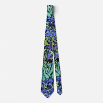 Vincent Van Gogh - Irises - Flower Lover Fine Art Neck Tie by ArtLoversCafe at Zazzle