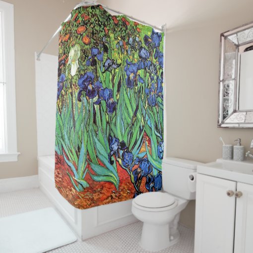 Vincent Van Gogh Irises Flower Lover Fine Art Shower Curtain Zazzle