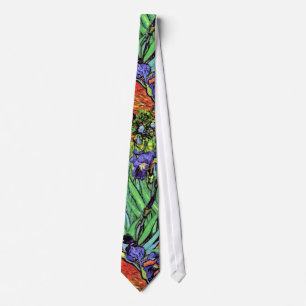 Vincent Van Gogh - Irises - Flower Lover Fine Art Tie