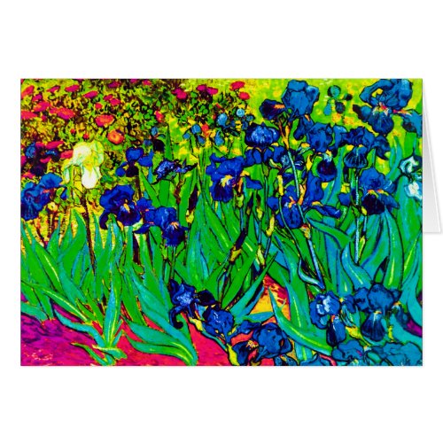 Vincent Van Gogh _ Irises _ Flower Lover Pop Art