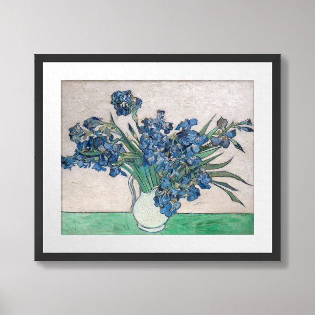 Vincent van Gogh - Irises Framed Art (Framed Front)