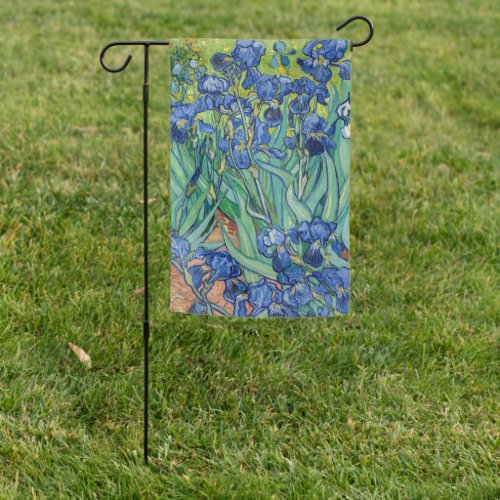 Vincent Van Gogh _ Irises Garden Flag