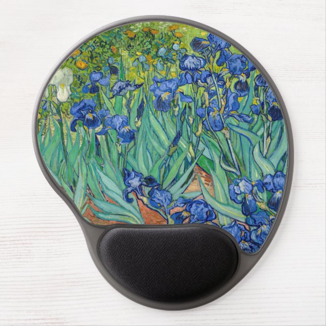 Vincent Van Gogh - Irises Gel Mouse Pad (Front)