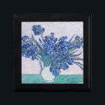 Vincent Van Gogh. Irises Gift Box<br><div class="desc">Vincent Van Gogh Irises 1890. This is an old masterpiece from the dutch master painter Vincent Van Gogh was a dutch post impressionist painter. This image is in the public domain.</div>