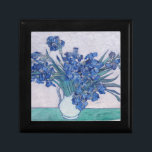 Vincent Van Gogh. Irises  Gift Box<br><div class="desc">Vincent Van Gogh Irises 1890. This is an old masterpiece from the dutch master painter Vincent Van Gogh was a dutch post impressionist painter.  This image is in the public domain.</div>
