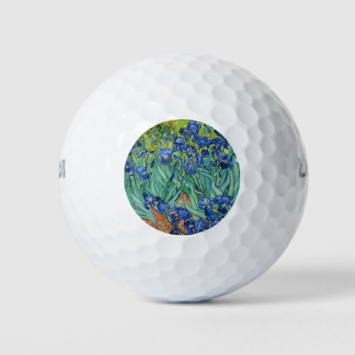 Vincent Van Gogh _ Irises Golf Balls